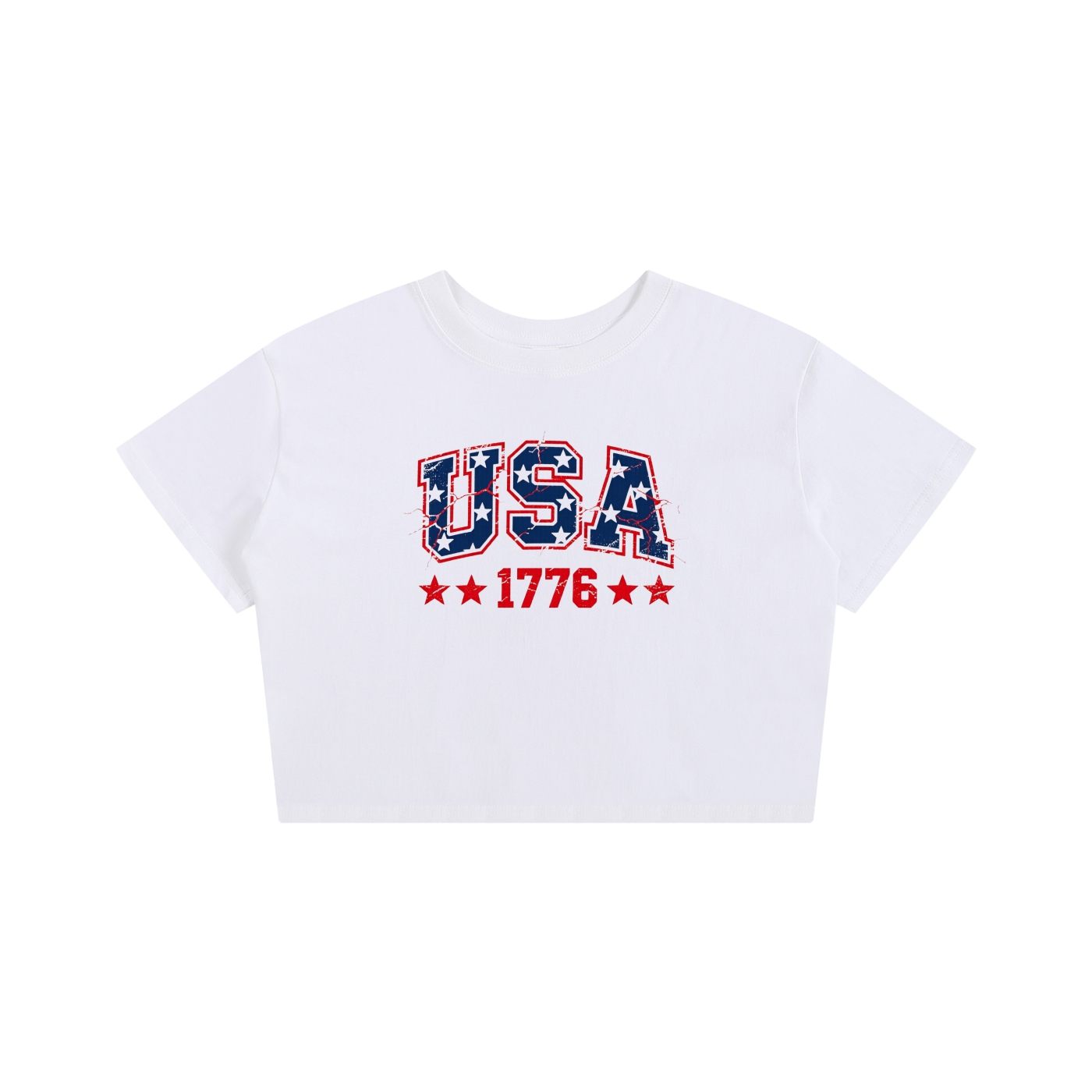 Tee corto mujer usa 1776
