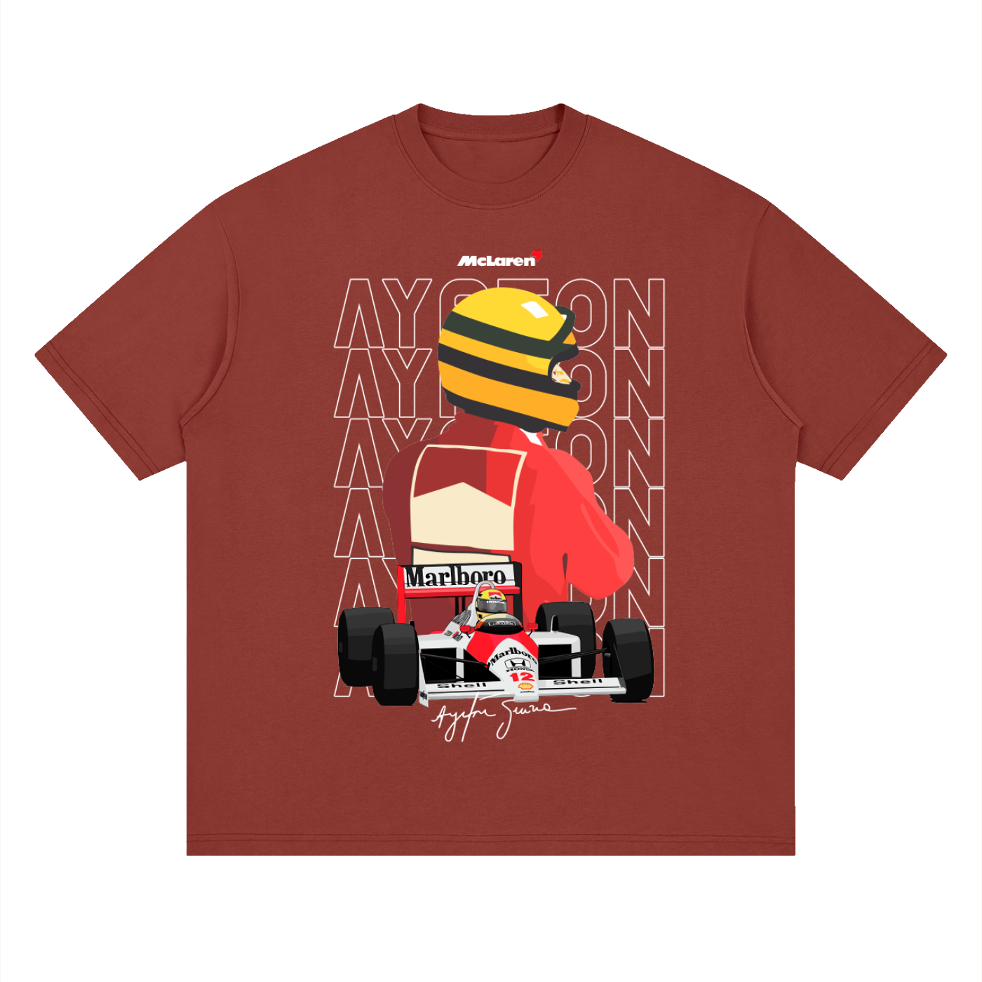 Ayrton senna oversized