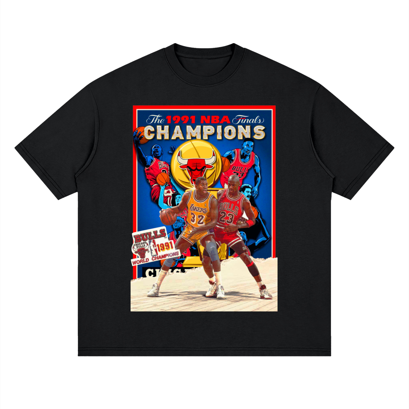 Nba finals 1991 champions oversized