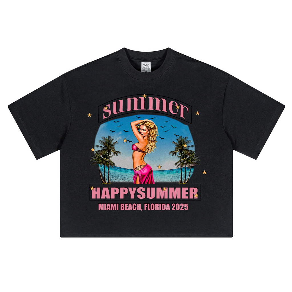 Tee summer extra diseño oversized