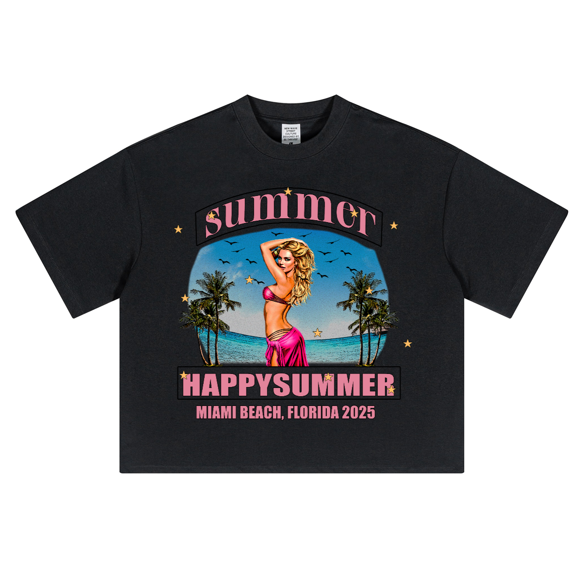 Tee summer extra diseño oversized