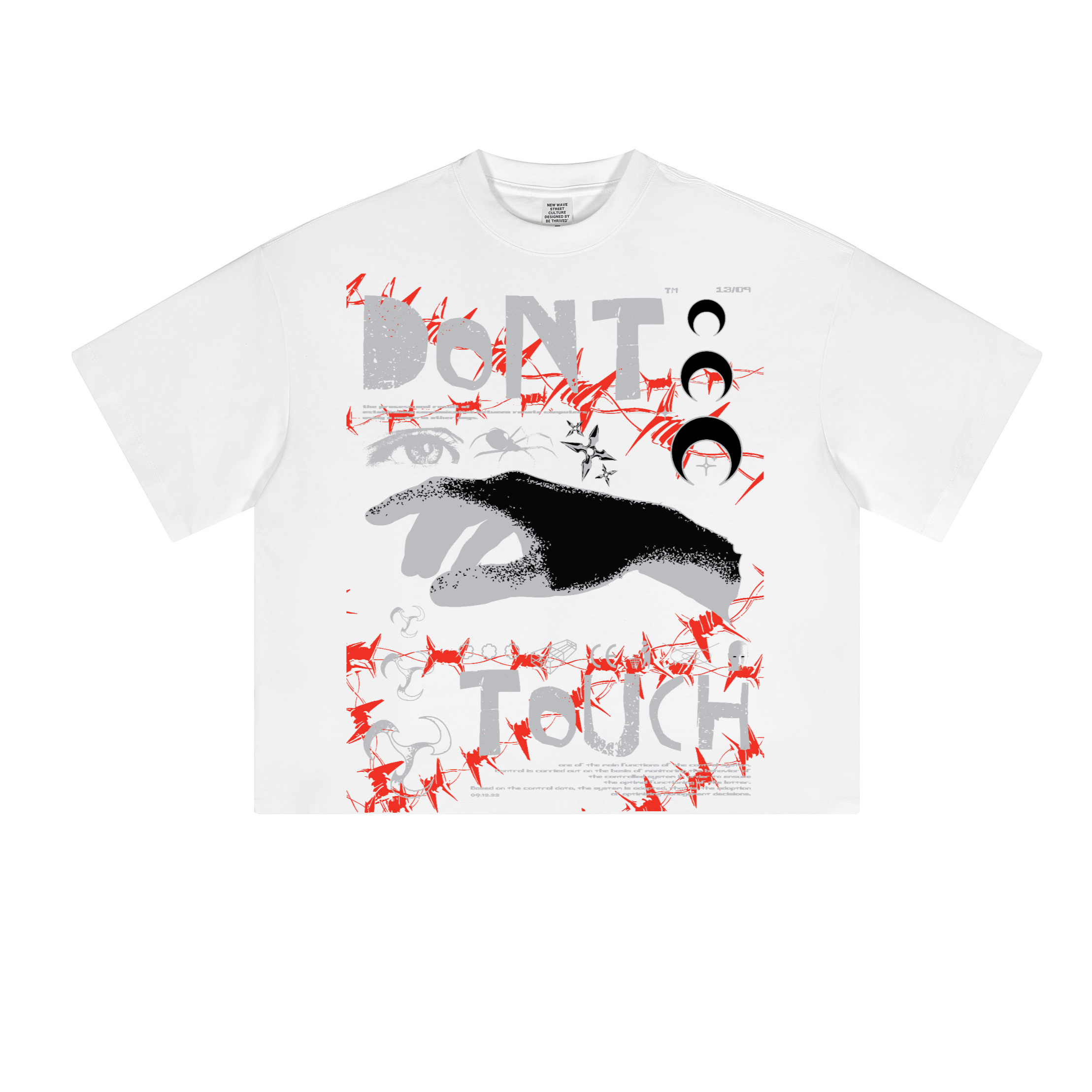 Unisex Heavyweight Short-Sleeved Oversized Cropped T-Shirt(230GSM)