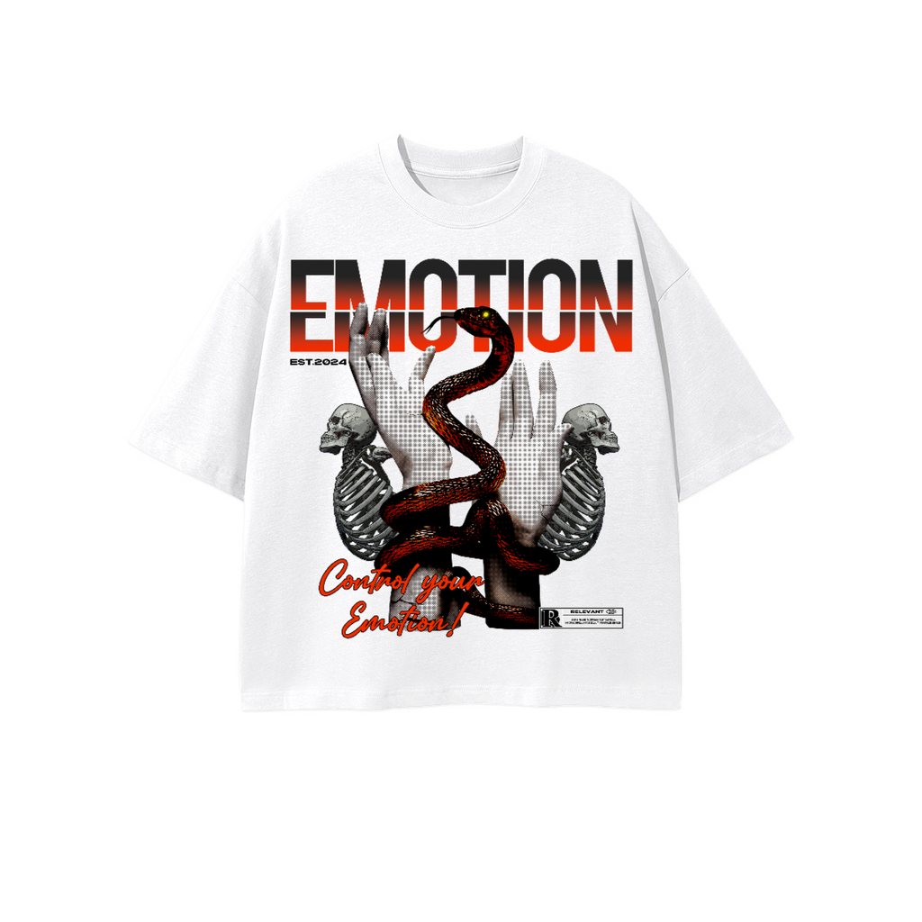 Tee emotion desing oversized