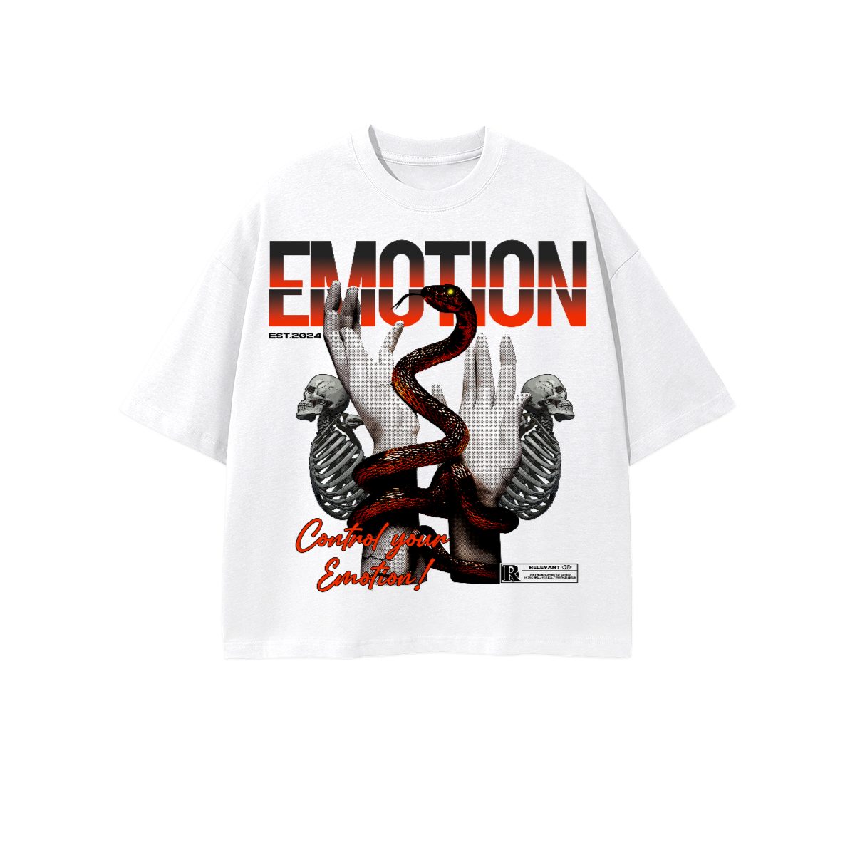 Tee emotion desing oversized