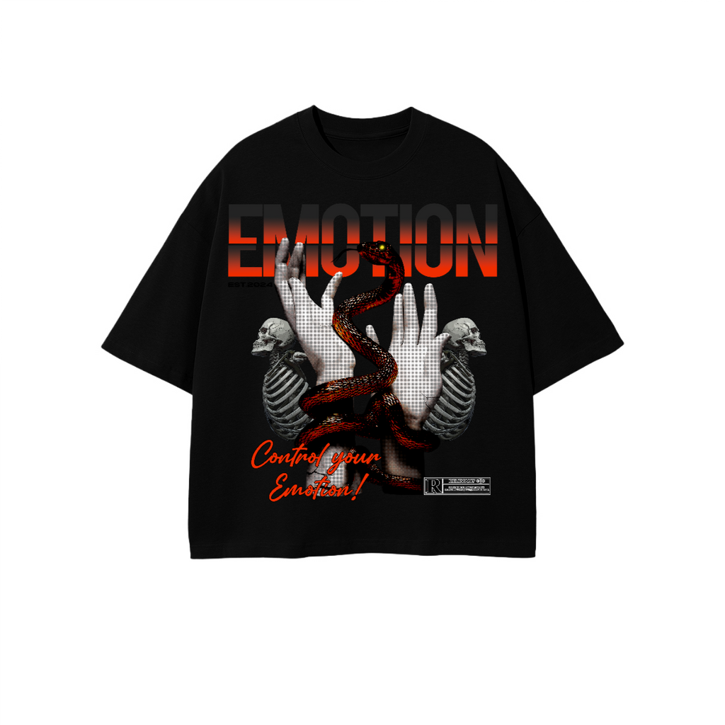 Tee emotion desing oversized