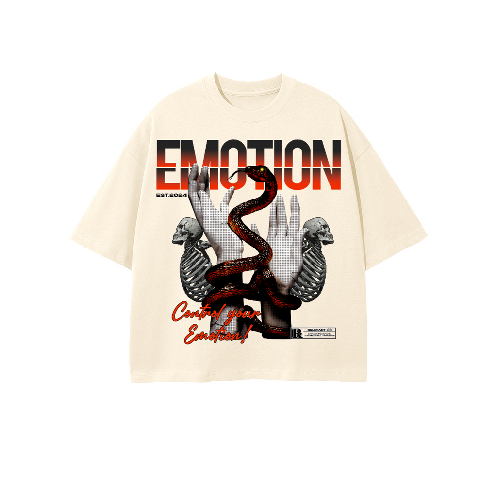Tee emotion desing oversized