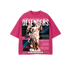 Tee defenders oversized desing