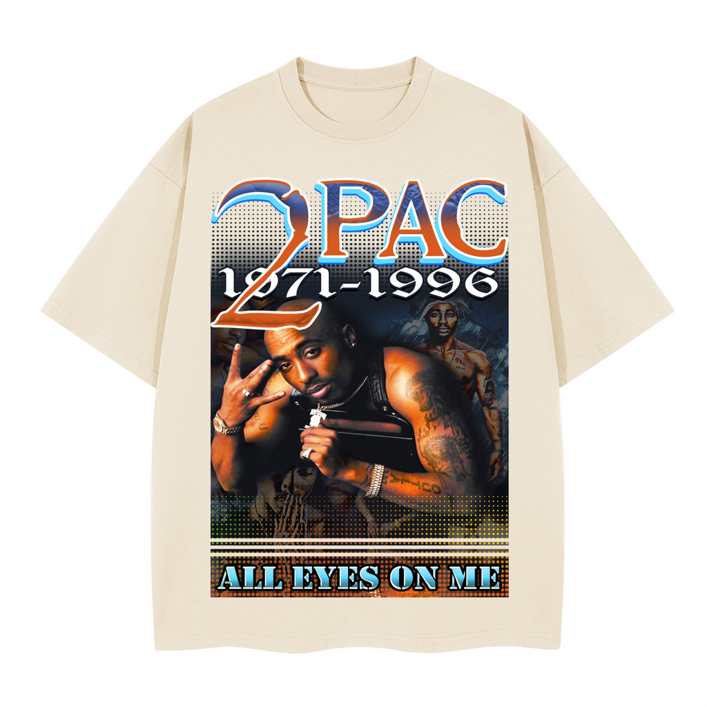 Tee 2 pac oversized desing