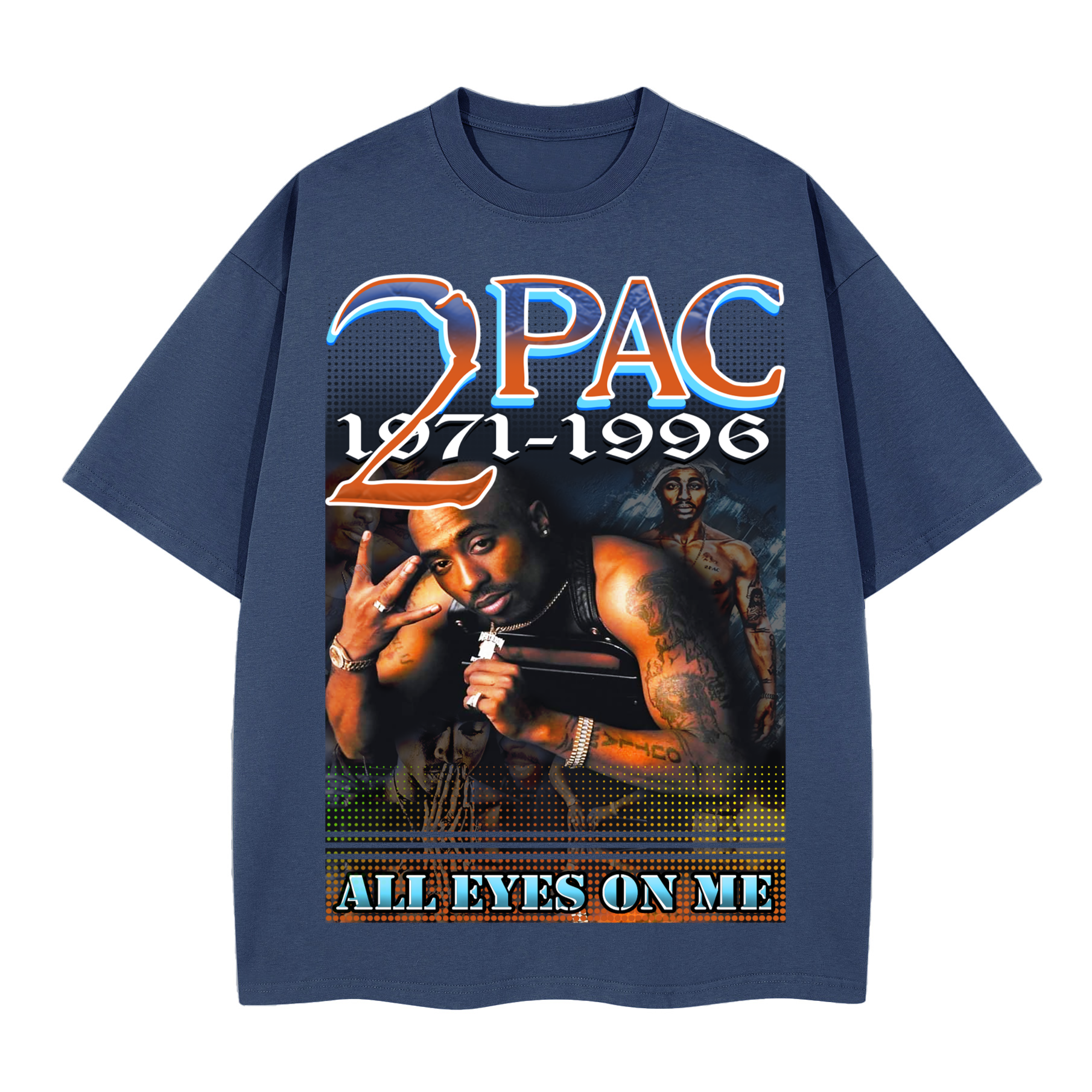 Tee 2 pac oversized desing