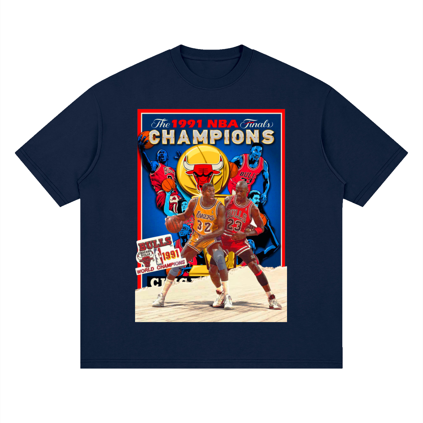 Nba finals 1991 champions oversized