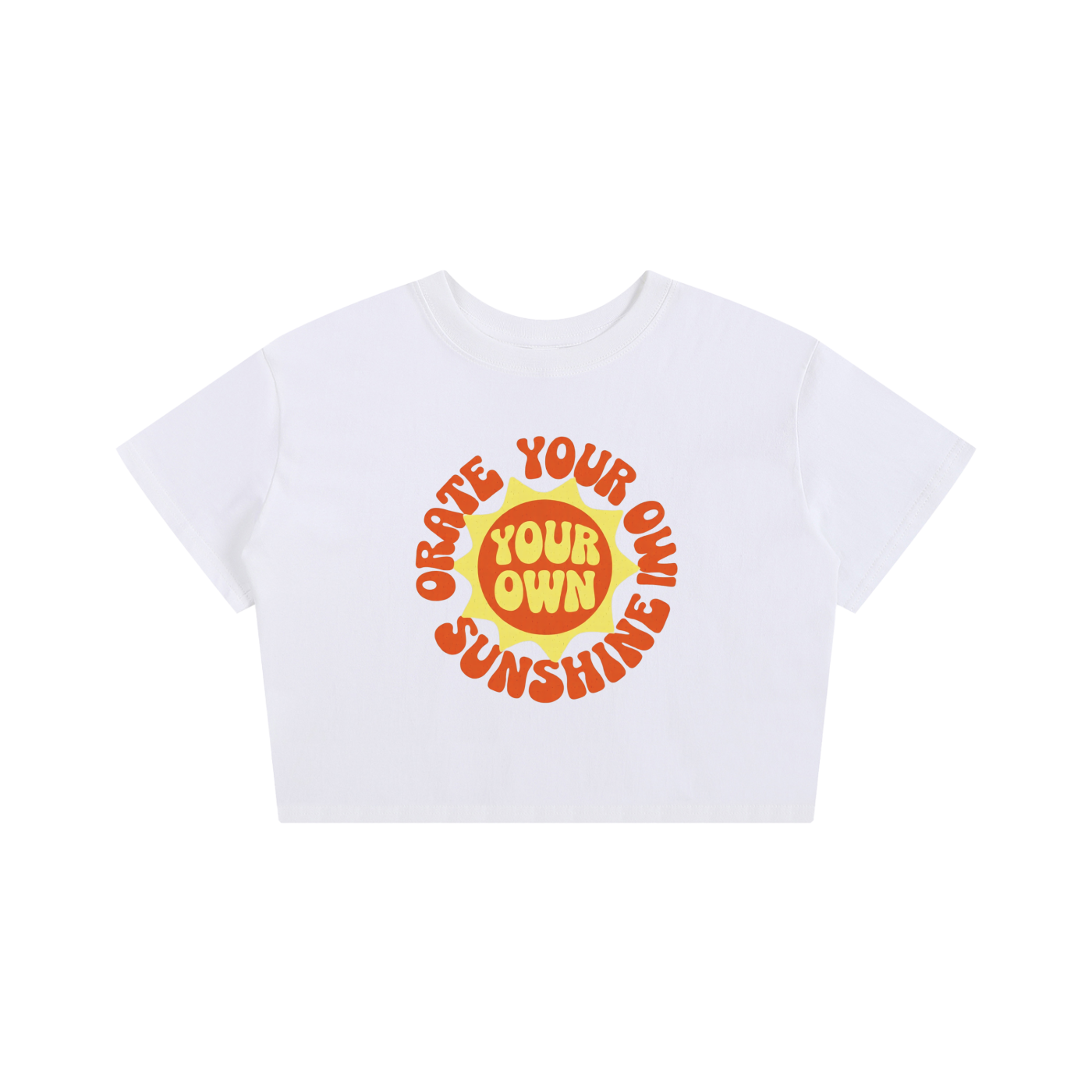 Tee corto mujer your own