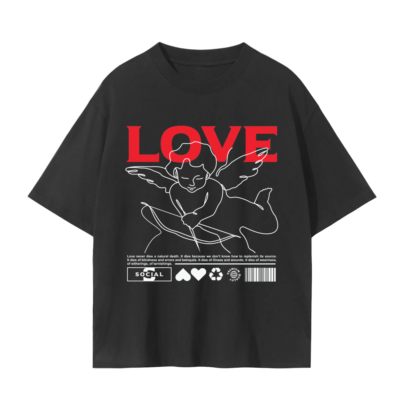 Angel love regular tee