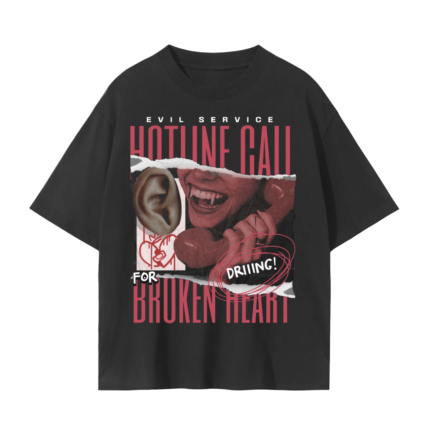 Evil service regular tee