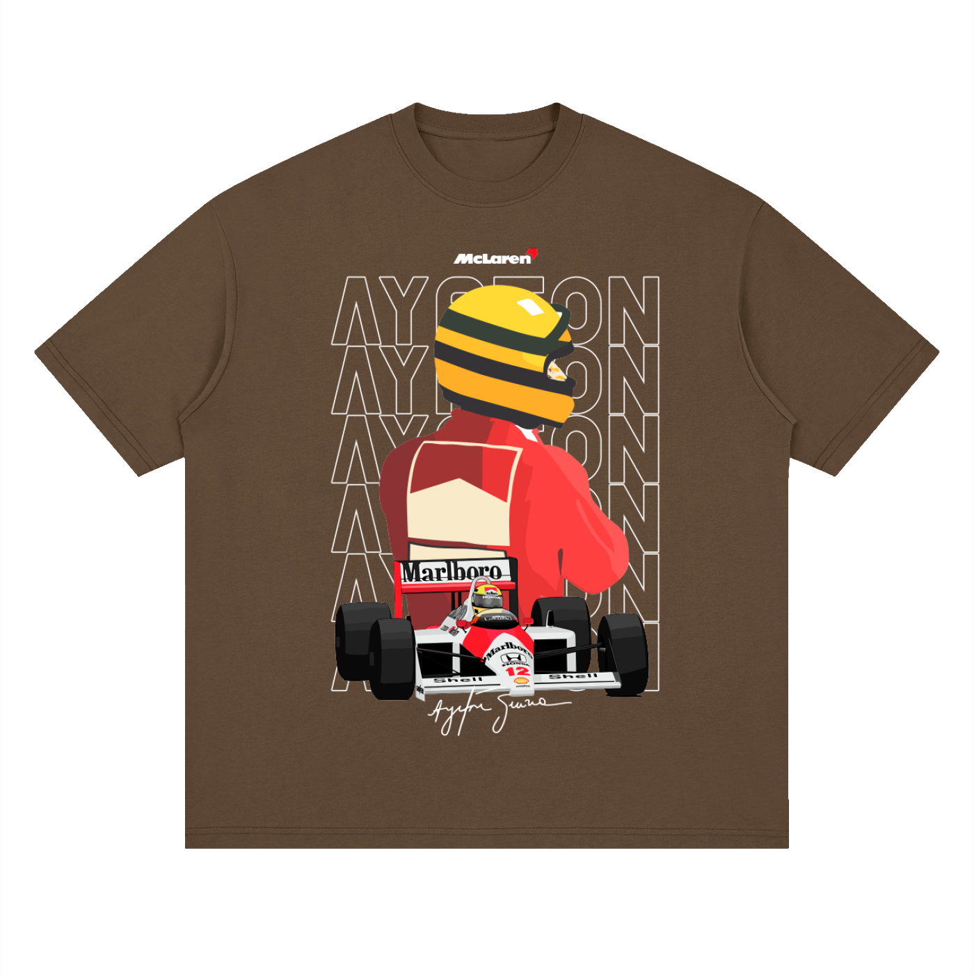 Ayrton senna oversized