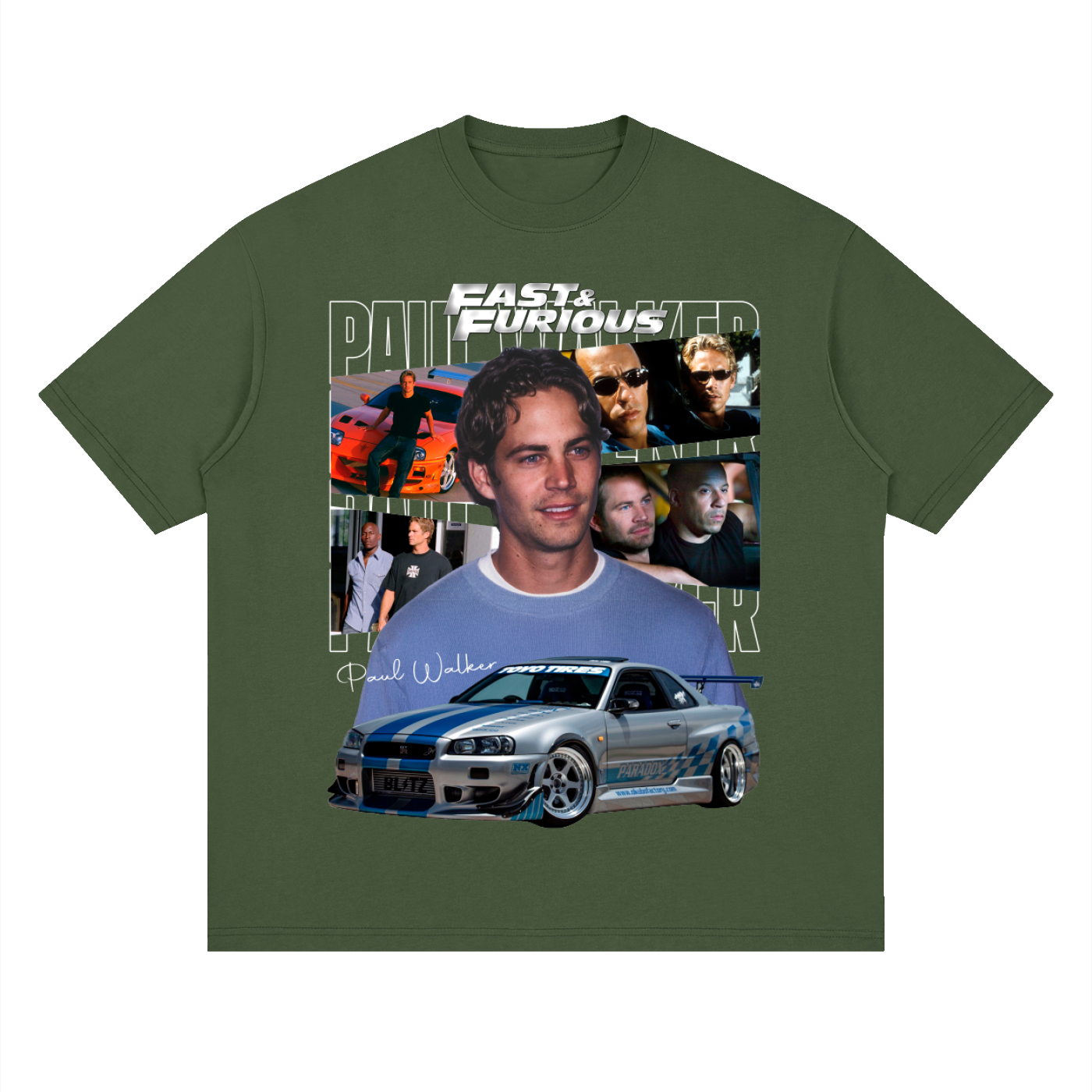 Fast & furious paul walker oversized