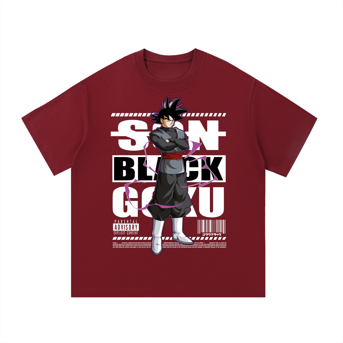 Black goku regular tee