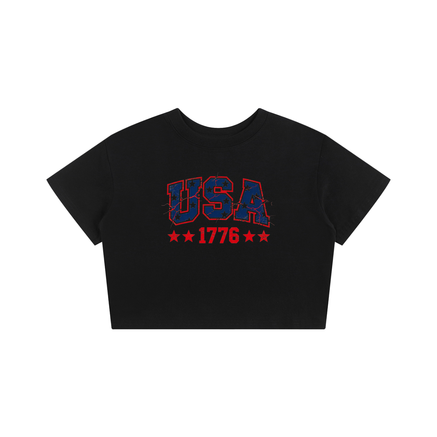 Tee corto mujer usa 1776